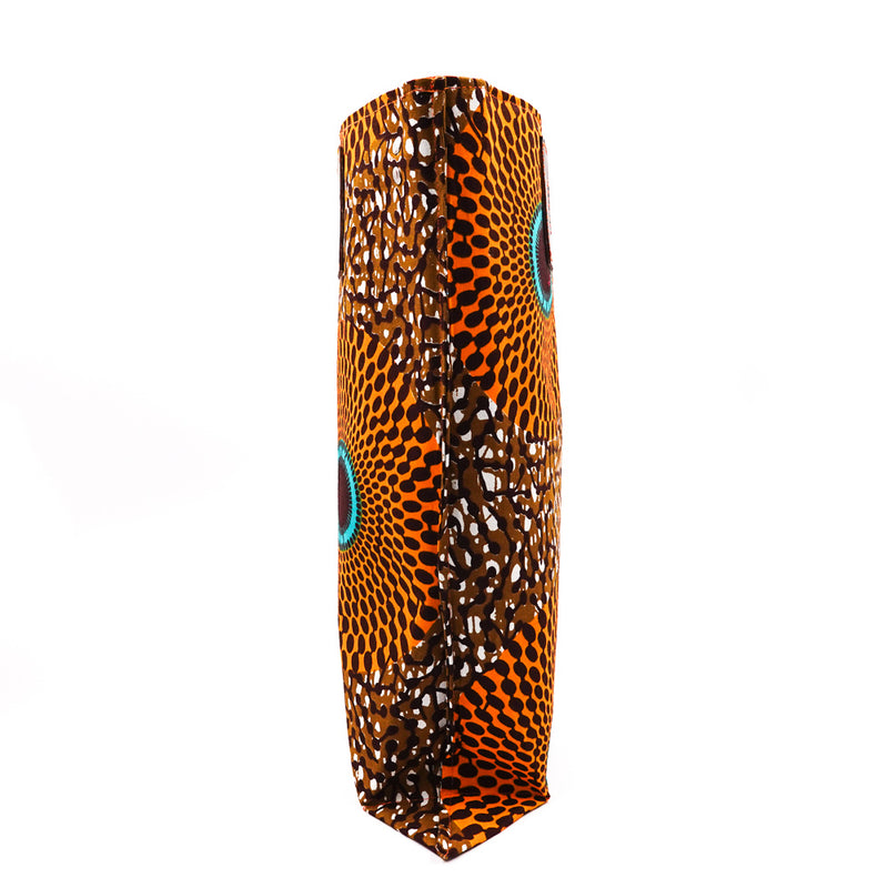 Akello Bag 4WAY 38  -Big Eye Turquoise Orange & Brown-