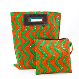Akello Bag 4WAY 38  -Wave Green & Orange-