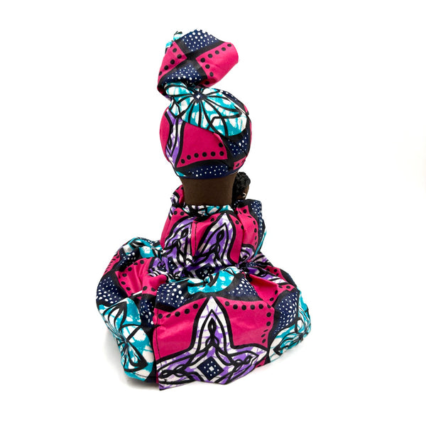 ドール・ママ＆ベイビー - ピンク＆ライトブルー -