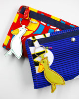 Animal Leather Key Holder Hashivyo -Red & Yellow-
