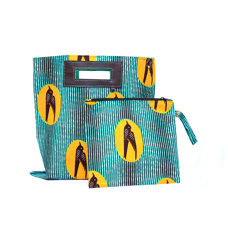 Akello Yoko 38  -Swallow Turquoise & Yellow--