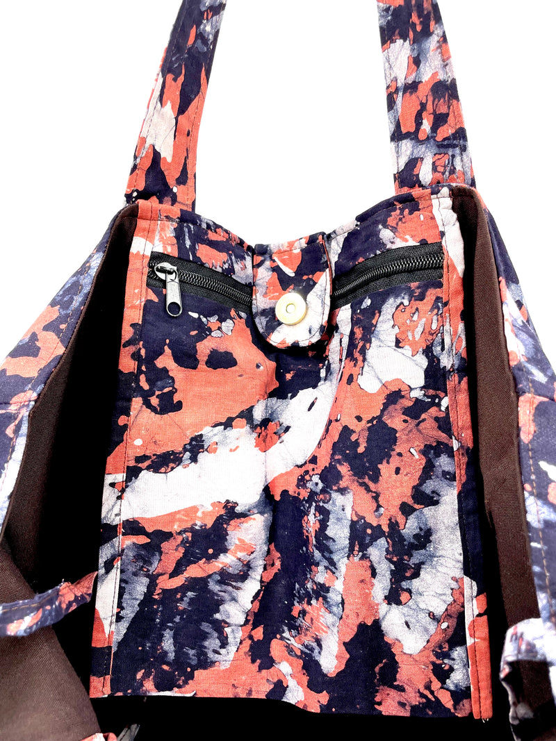 Zakuzaku Tote -Batic Fire-