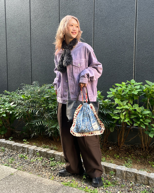 【saruche】ショッパーバッグS - スカイレース -