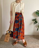 Abu Dhabi Gather Skirt -Ladder Pink-