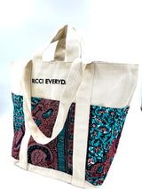 RICCI EVERYDAY Tote -Oasis sunset / blue-