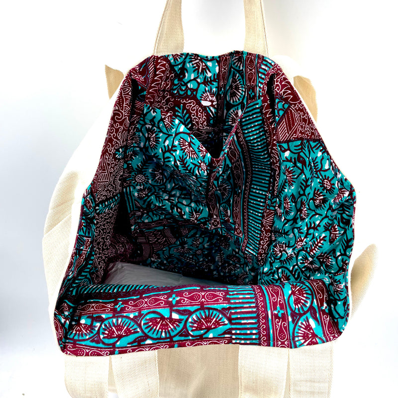 RICCI EVERYDAY Tote -Oasis sunset / blue-
