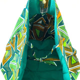 Zakuzaku Tote -Tryangle Green-