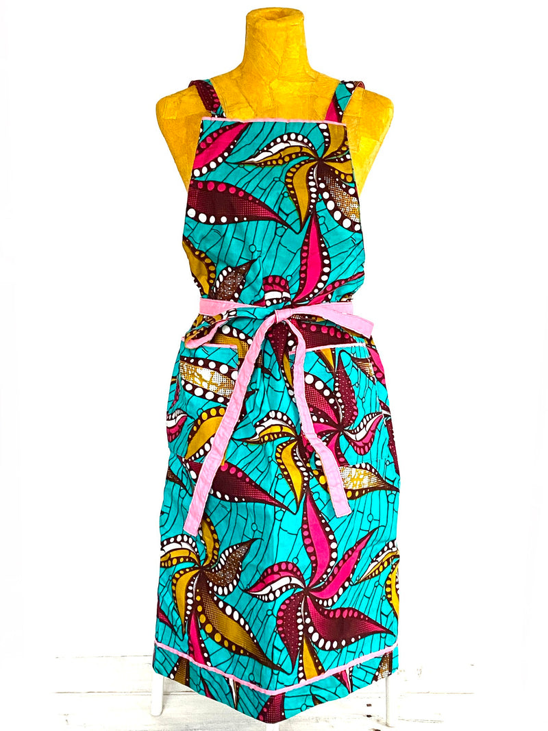 Apron -Tropical Paradise Blue-