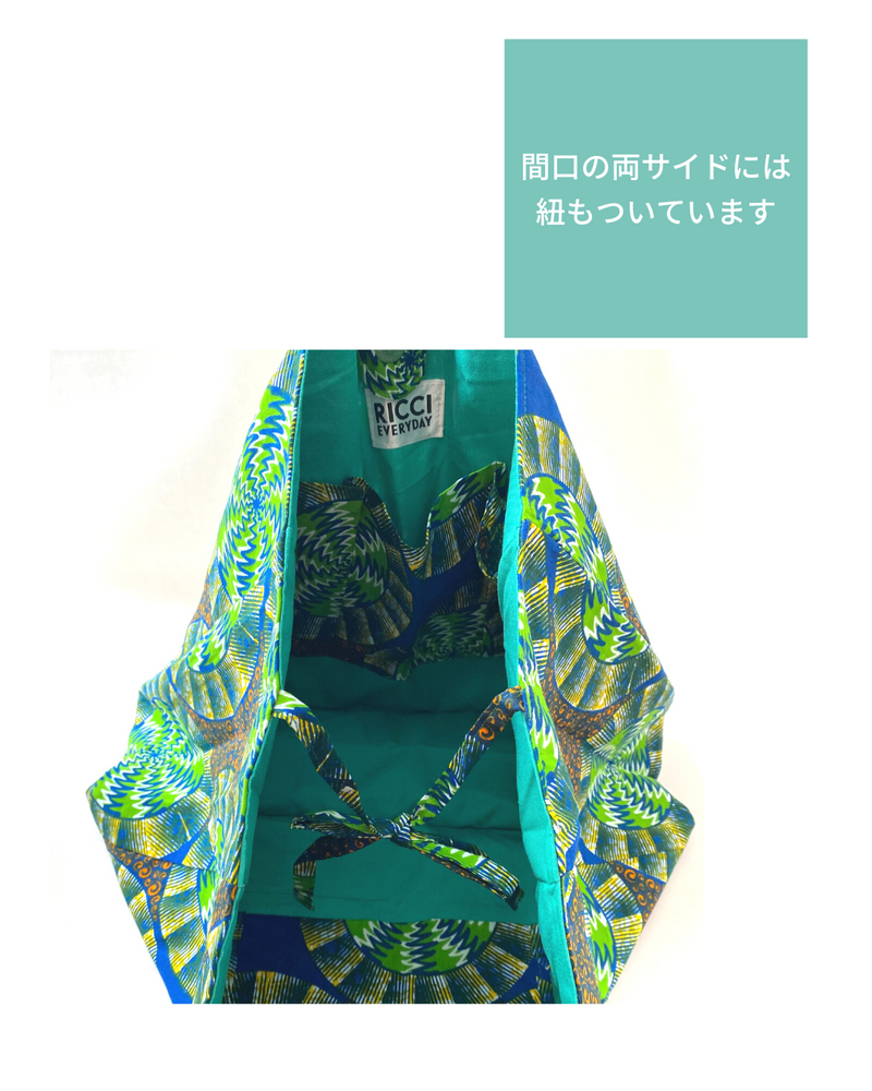 Zakuzaku Tote -Colorful reef-