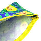 サファリポーチ（マチ付き）- Avocado Chameleon-