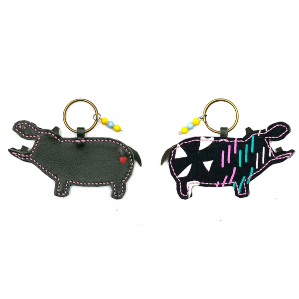 カバキーホルダー - ダークグリーン&ブラック -