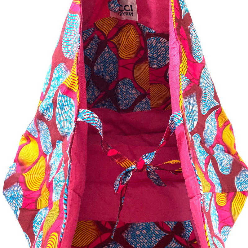 Zakuzaku Tote -Colorful reef-