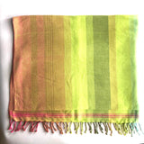 キコイ・マルシェストライプバッグ - ベイビーグリーン -