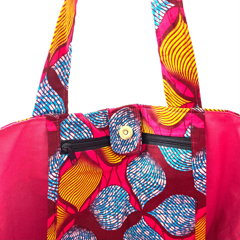 Zakuzaku Tote -Colorful reef-