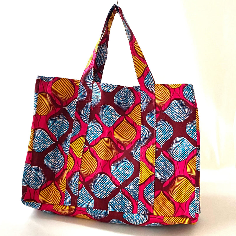 Zakuzaku Tote -Colorful reef-