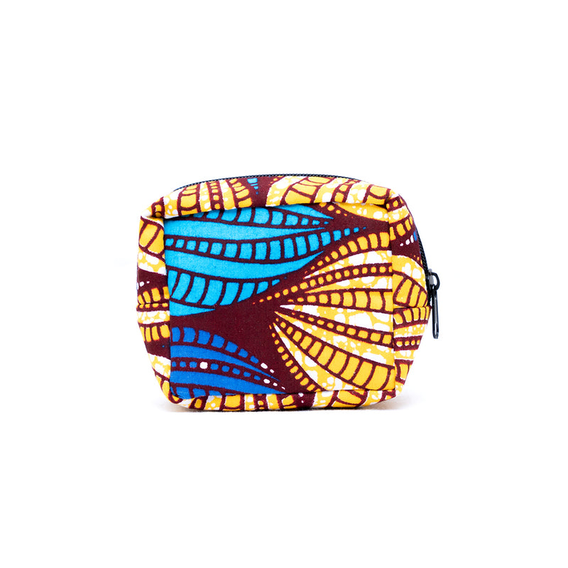 Cube Pouch -Cacao Blue-