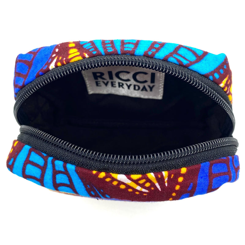 Cube Pouch -Cacao Blue-