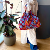 Zakuzaku Tote -Colorful reef-