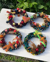 アフリカンプリント・クリスマスリース