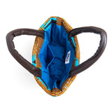Quilting Tote -Swallow Yellow & Sky Blue-