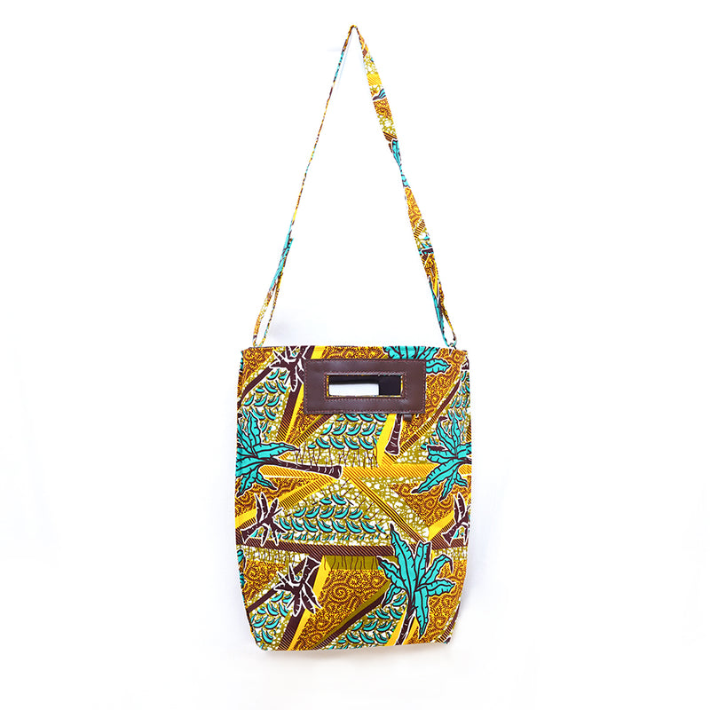 Akello Bag 4WAY 38  -Tropical palm trees / yellow--