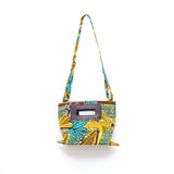 Akello Pochette 38  -Tropical palm trees / yellow--