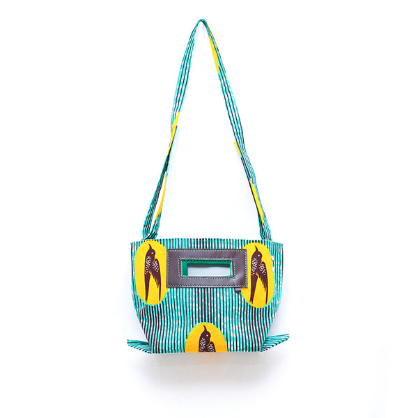 Akello Pochette 38  -Swallow Turquoise & Yellow--