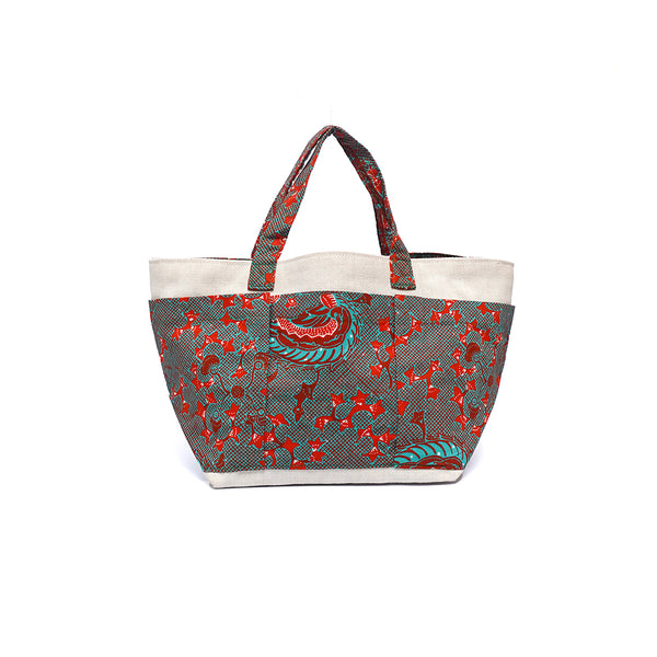 Lunch Tote -Dot Leaf-