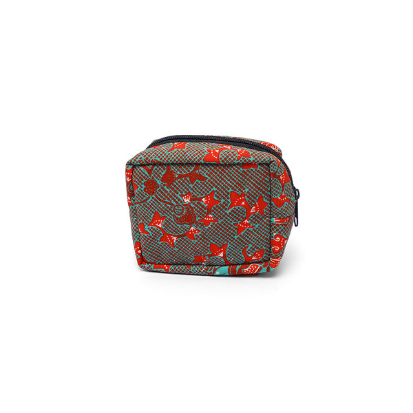 Cube Pouch -Dot Leaf--