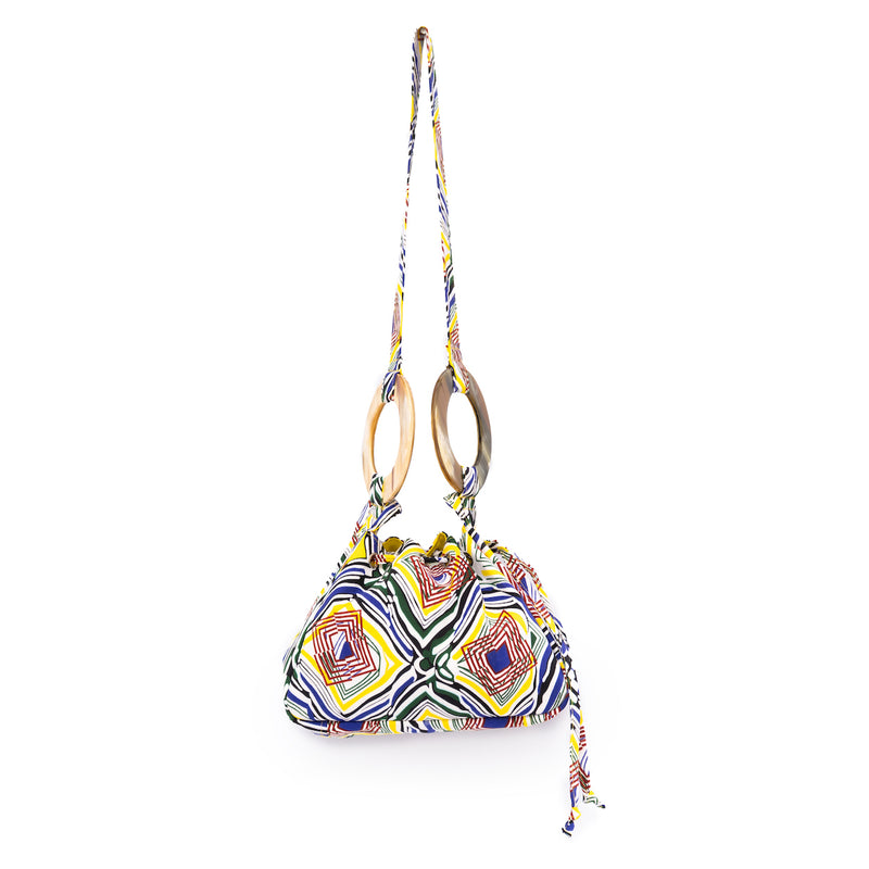 プリント・バルーンバッグ - カラフルペンシル -