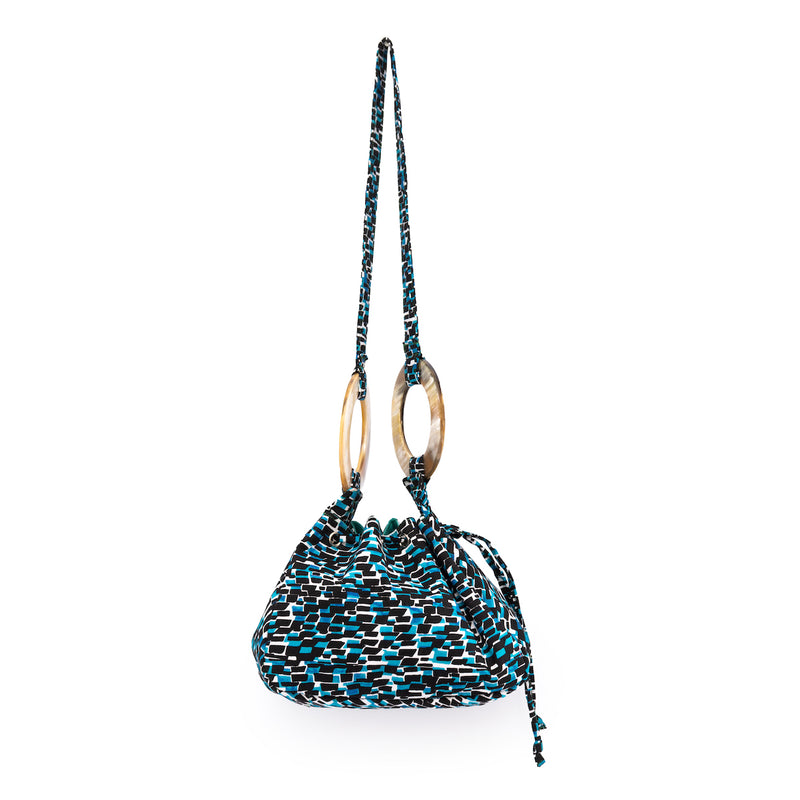 プリント・バルーンバッグ - フローズンエコー -