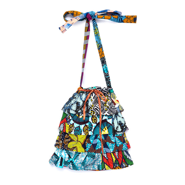 プリント・フリル・トート - 3 -