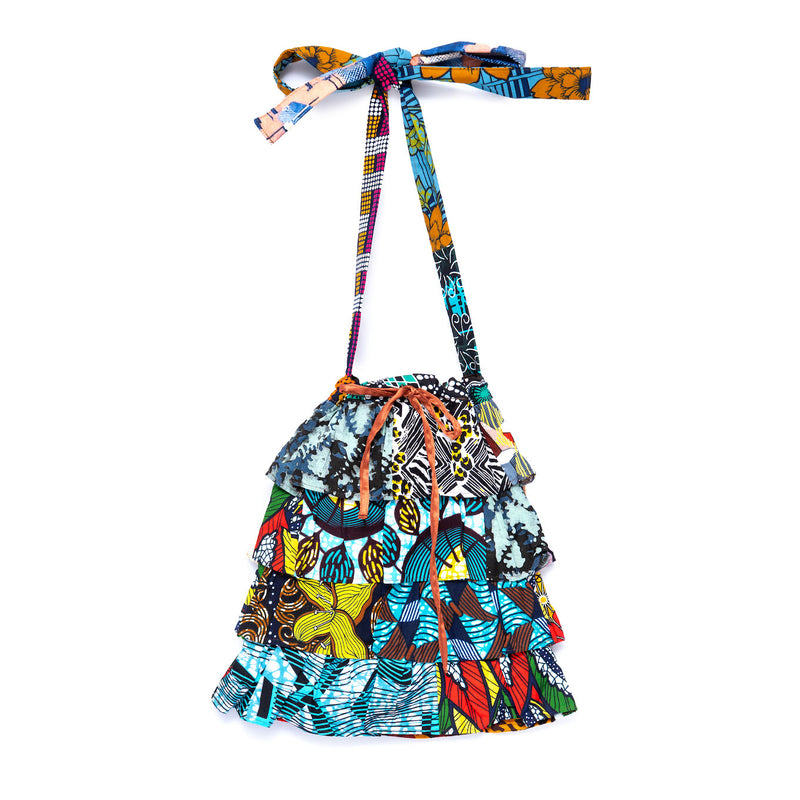 プリント・フリル・トート - 3 -