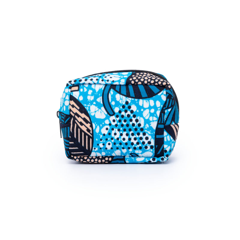 キューブポーチ - ブルーアクアリウム -