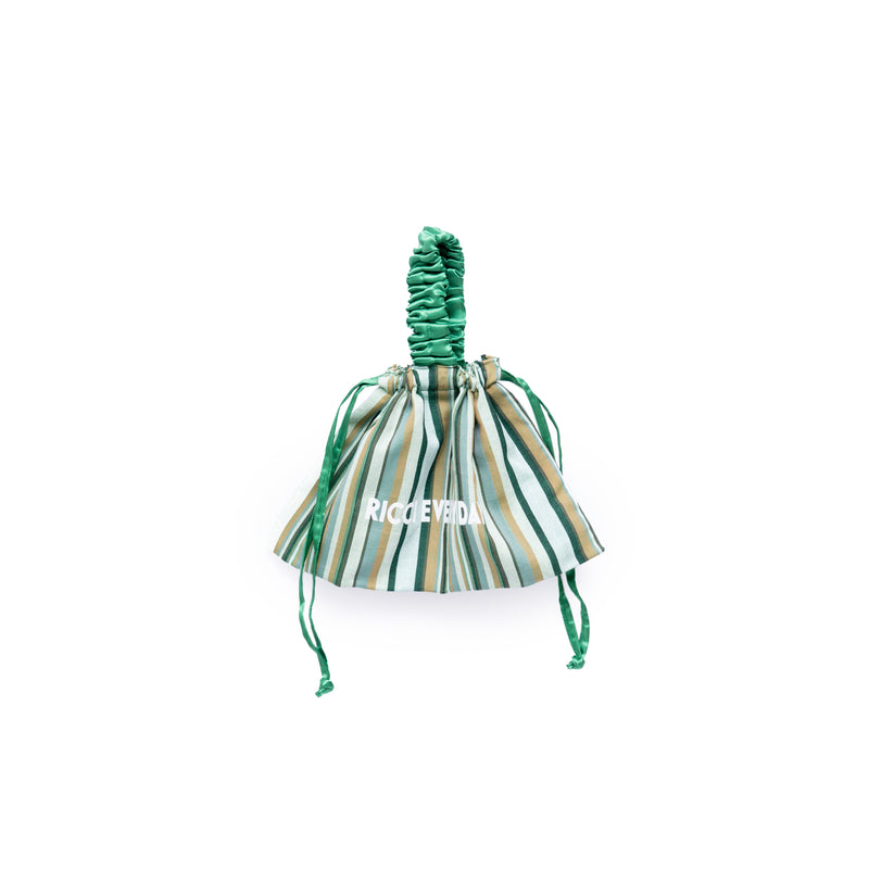 One handle, kin -chasta, satin -green x brown-