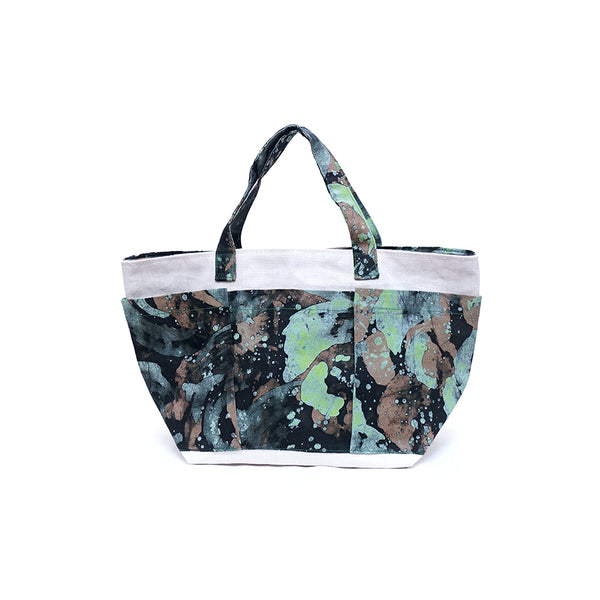 Lunch Tote -Battic Green Wave-