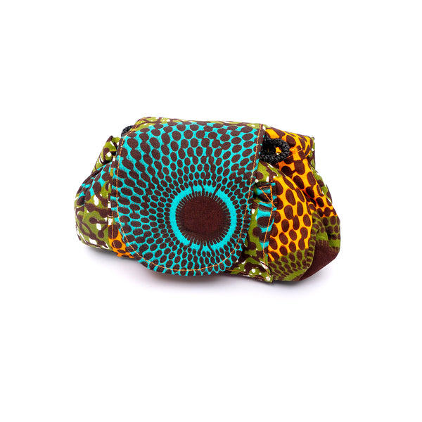 Makeup pouch -Big Eye Orange Tarter Koise & Khaki-