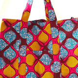 Zakuzaku Tote -Colorful reef-