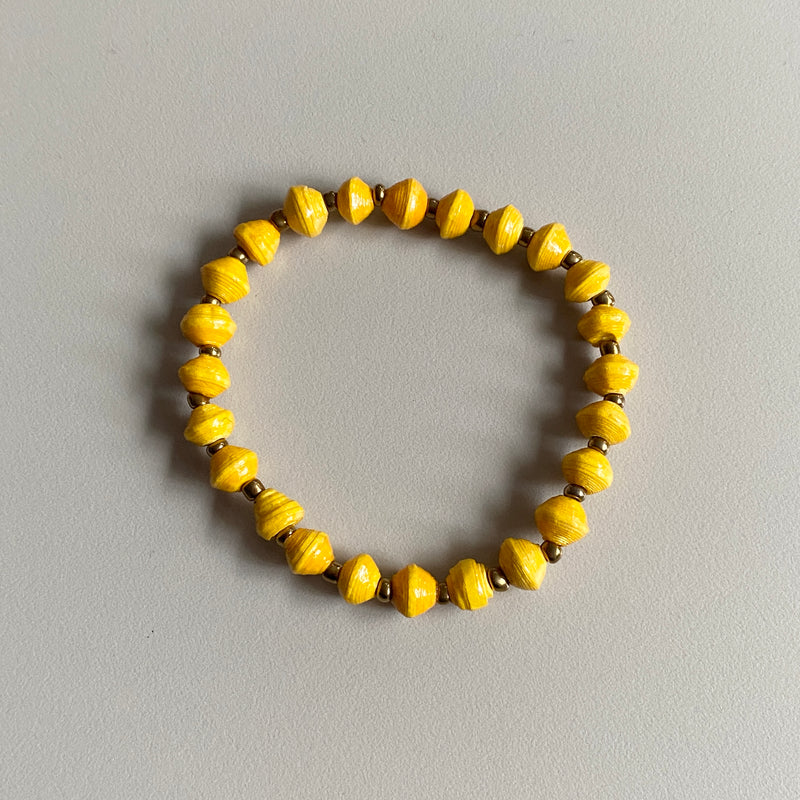 Beatrice paper bead bracelet
