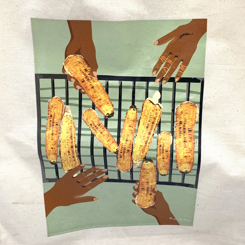 [Zambia] Illustration Tote (Grill Corn)