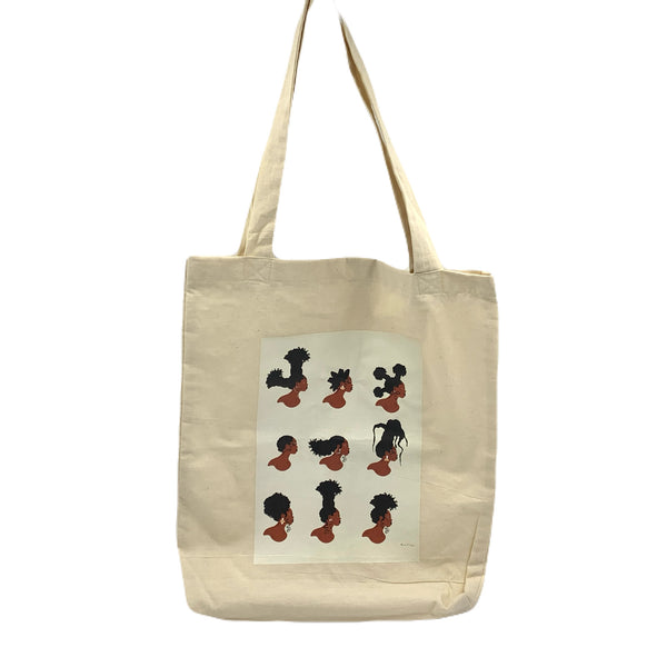 [Zambia] Illustration Tote (hairstyle)
