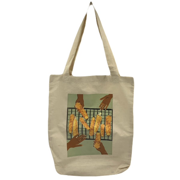 [Zambia] Illustration Tote (Grill Corn)