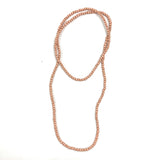 Paper Beads Beatrice Necklace -Apple & Salmon Pink-