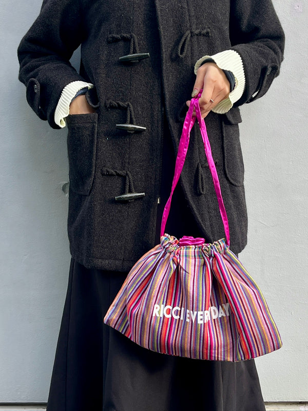 One Handle Kinchaku - Baby Pink -