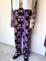 Relaxing pants -Metallic purple-