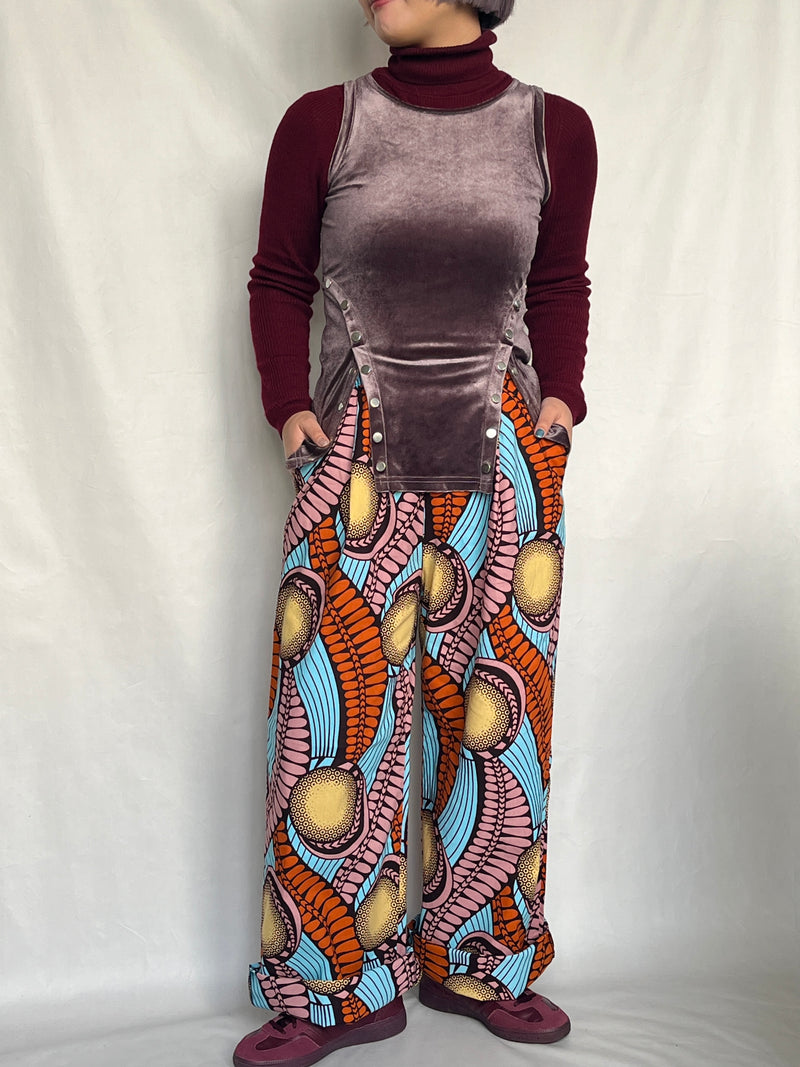 リラックス・ワイド・パンツ - 輝きの道 -