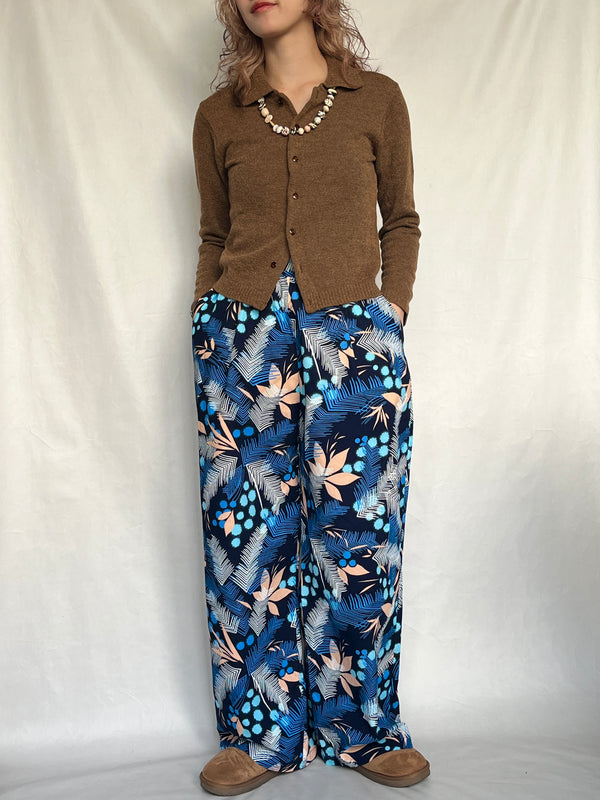 リラックス・ワイド・パンツ - 霧の中の中庭 -