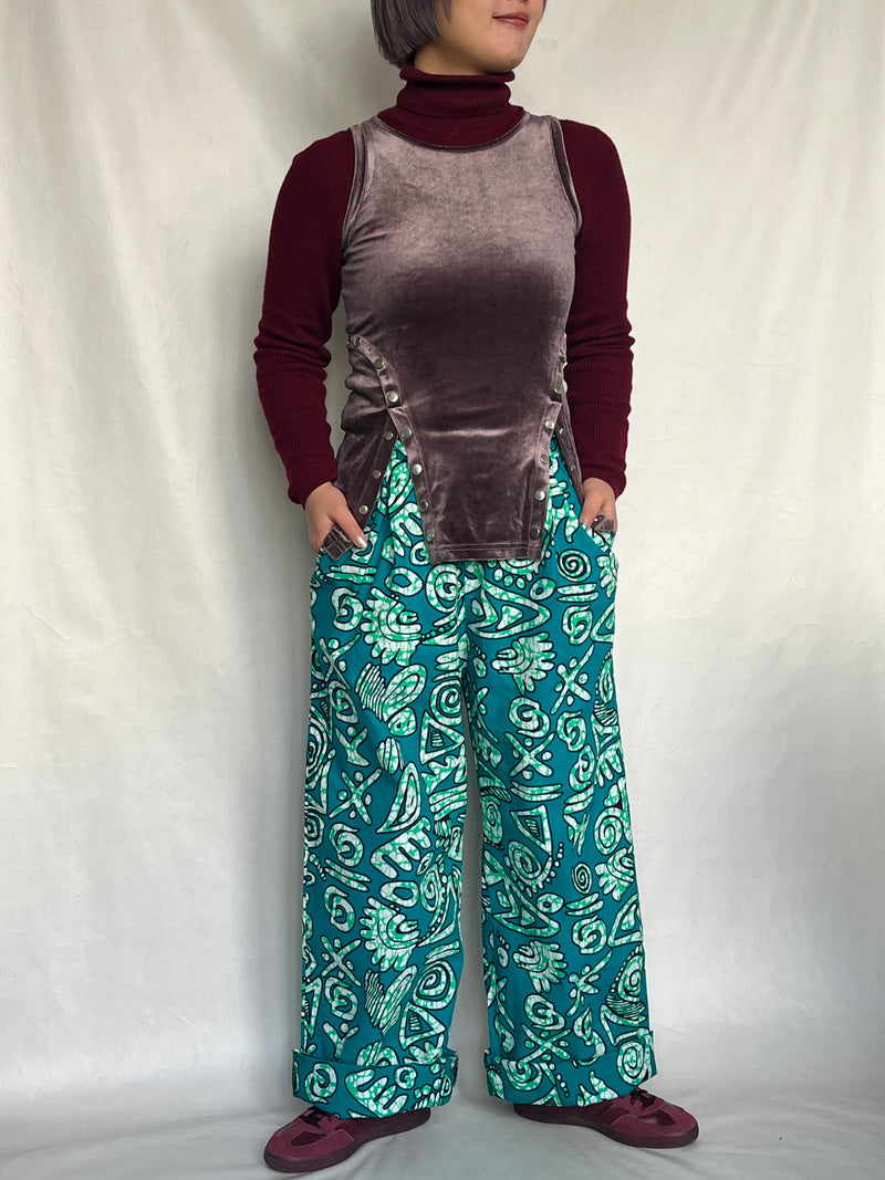 リラックス・ワイド・パンツ - アトリエスケッチ -