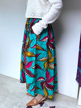 Abu Dhabi Gather Skirt -Tropical Paradise Blue-