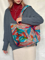 ファブリック・ブックトート - カレイド・フロー -